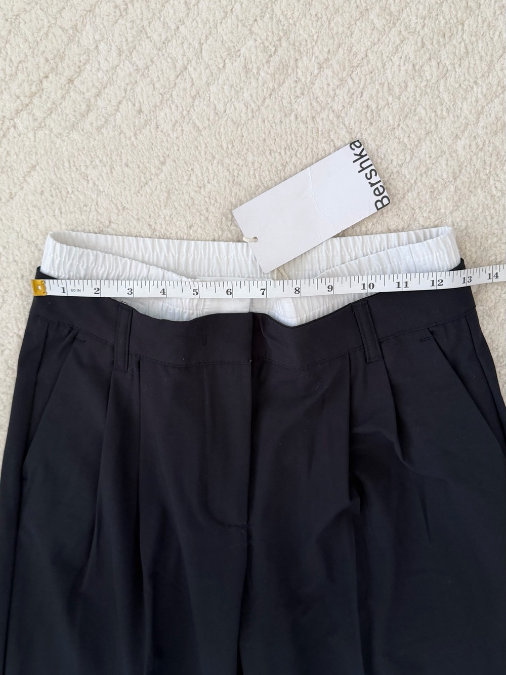 NWT Bershka Navy Wide-Leg Tailored
Trousers - Picture 9 of 11